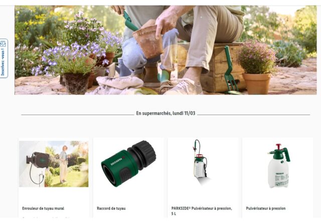 catalogue jardin Lidl