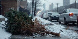 Abandon de sapin de Noël : l'amende salée que vous risquez en le jetant dans la rue